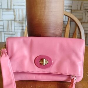 Coach Wristlet Bag It's Pink Peach